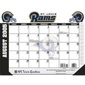  St. Louis Rams 2006 Academic Desk Calendar 22x17: Sports 
