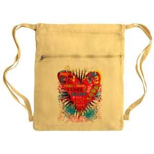   Messenger Bag Sack Pack Yellow Hope Joy Believe Heart: Everything Else