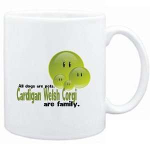    Mug White FAMILY DOG Cardigan Welsh Corgi Dogs: Sports & Outdoors