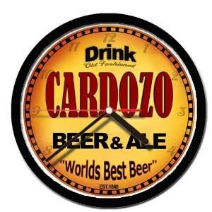 CARDOZO beer and ale cerveza wall clock: Everything Else