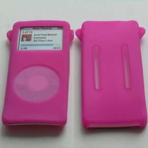   Hot Pink Silicone Skin Case Tubes for Apple iPod Nano: Everything Else