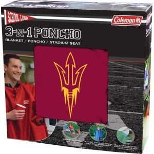  Arizona State Sun Devils 3 in 1 Poncho: Sports & Outdoors