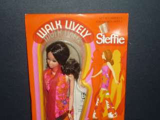   Barbie Doll 1972 Walk Lively Steffie Stock No 1183 MIB HTF RARE  