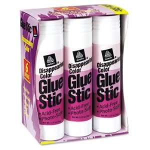   Purple Application Permanent Glue Stics, 1.27 oz, 6/Pack Electronics