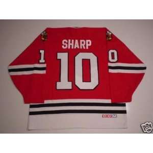  Patrick Sharp Chicago Blackhawks Jersey Home Red: Sports 