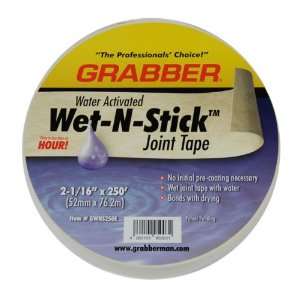    Grabber Wet N Stick Joint Tape 250ft Roll: Home Improvement