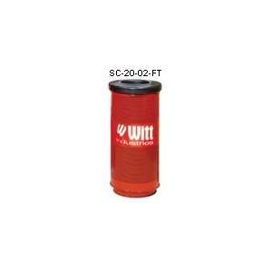   Witt Industries SC20 02 FT 20 Gallon Trash Receptacle: Home & Kitchen