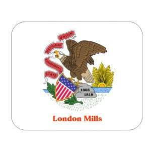  US State Flag   London Mills, Illinois (IL) Mouse Pad 