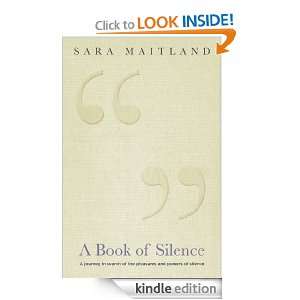 Book Of Silence Sara Maitland  Kindle Store