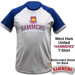  West Ham United Hammers Crest T Shirt: Sports & Outdoors