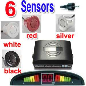   Sensor LED Display Car Reverse Backup Radar 4 colors for choose  