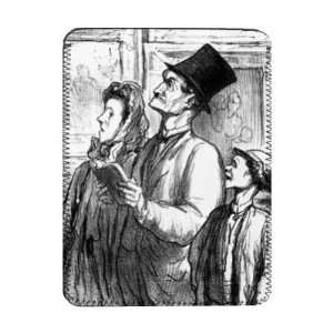  Family visiting the Paris salon of 1863 and   iPad Cover 