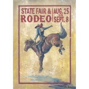 State Fair & Rodeo Canvas Reproduction