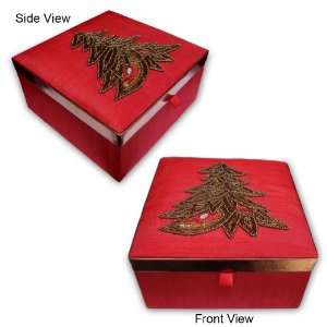  Beautiful Christmas Jewelry MDF Box In Silk Satin Fabric 