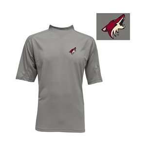 Antigua Phoenix Coyotes Technical Mock Neck T shirt   PHOENIX COYOTES 