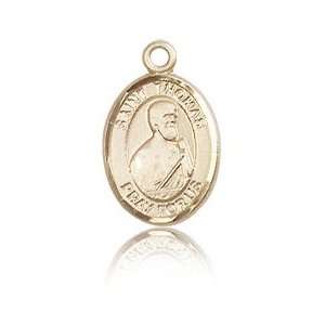    14kt Yellow Gold 1/2in St Thomas the Apostle Charm Jewelry