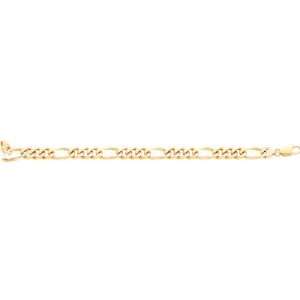  14 karat gold Figaro Chain Bracelet 8 Jewelry