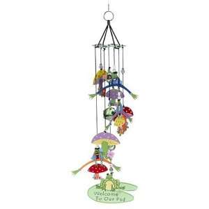  Care & Wonder Vibrant Chimes Frogs: Patio, Lawn & Garden