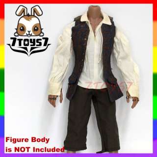   Sparrow DX _Costume_ Shirt+Pants+Vest Pirates Caribbean HT086G  