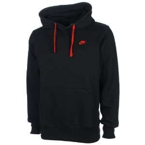  Nike Mens Black Hooded Hoody Sweatshirt Jumper Top: Sports 