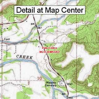  USGS Topographic Quadrangle Map   Palo Cedro, California 