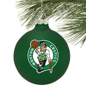  Boston Celtics Green Traditional Glass Ornament Sports 