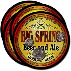  Big Spring, TX Beer & Ale Coasters   4pk 