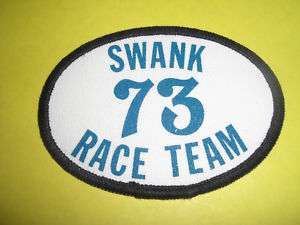 Vintage 1980s Swank 73 Race Team Nascar Patch  