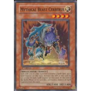   Gi Oh Mythical Beast Cerberus   Spell Casters Judgment Toys & Games