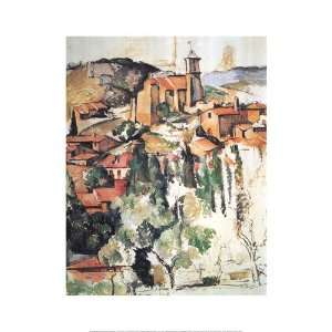 View of Gardanne Finest LAMINATED Print Paul Cezanne 20x28 