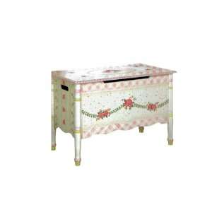  Girls Toy Chest   Crackle Finish: Toys & Games