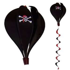  Pirate Balloon Wind Spinner with Spiral Tail Patio, Lawn 
