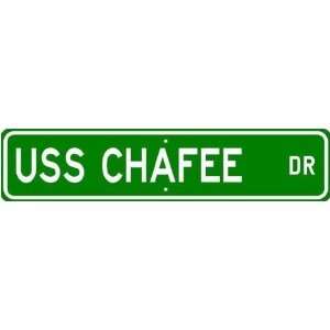 USS CHAFEE DDG 90 Street Sign   Navy Ship Gift Sailor 