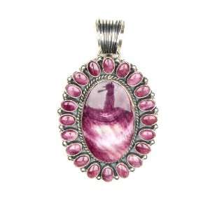  Purple Spiny Oyster Shell Pendant Jewelry