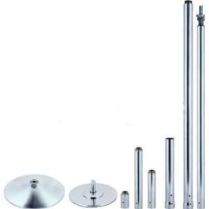  45mm Chrome Spinning & Stationary Workout and Dancer Pole 