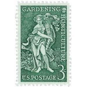   Horticulture Postage Stamp Numbered Plate Block (4) 