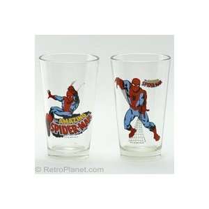 Spider Man 2 Pack Pint Glasses: Toys & Games