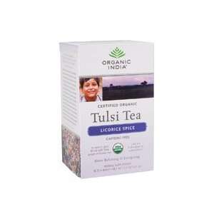  Licorice Spice Tulsi Tea   18 ct,(Organic India) Health 