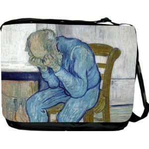  Rikki KnightTM Van Gogh Art At Eternitys Gate Messenger Bag   Book 