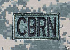 CBRN Patch for US Army ACU Uniform     