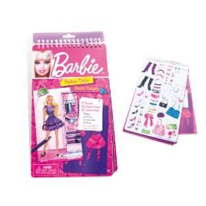    Barbie Fashion Design Compact Sketch Portfolio: Toys & Games