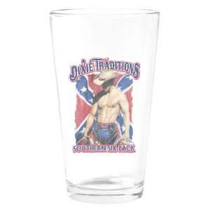  Pint Drinking Glass Dixie Traditions Southern Six Pack On 