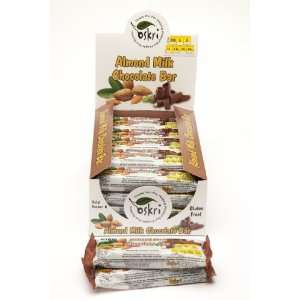 Oskri   Almond Milk Chocolate Bar   1.9 oz.:  Grocery 