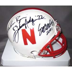  Crouch/Rodgers/Rozier Autographed Nebraska Mini Helmet 