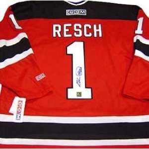  Chico Resch Autographed Jersey   )
