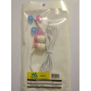 SONY Headphone Ear Bud for MP3/MP4 or iPod with 3 Sets of Replaceable 