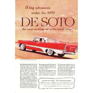   Desoto Fireflite Coronado Original Vintage Chrysler Car Ad Everything