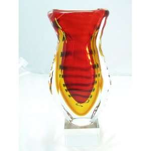  Murano Glass Emerald Sommerso Heavy Glass Vase: Everything 