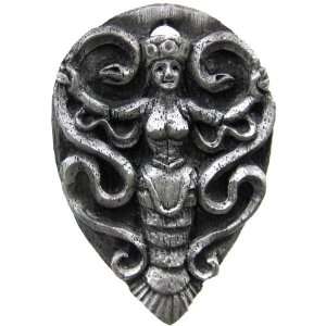  Solid Pewter `Ariadne` Snake Goddess Pendant Jewelry