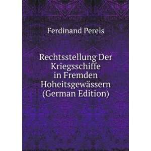   (German Edition) Ferdinand Perels 9785877400917  Books